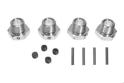 Wheel hub & pin (4)