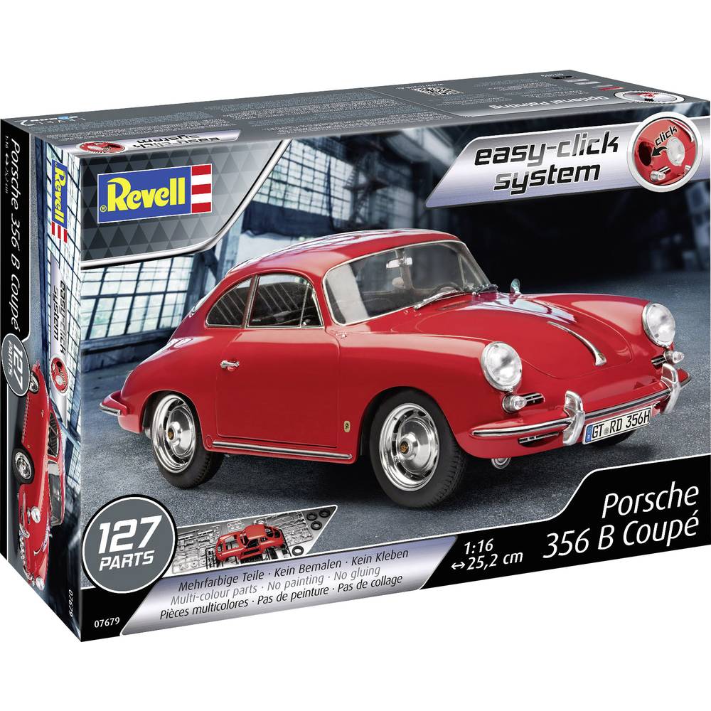 Revell 1/16 Porsche 356 B Coupe (easy-click)