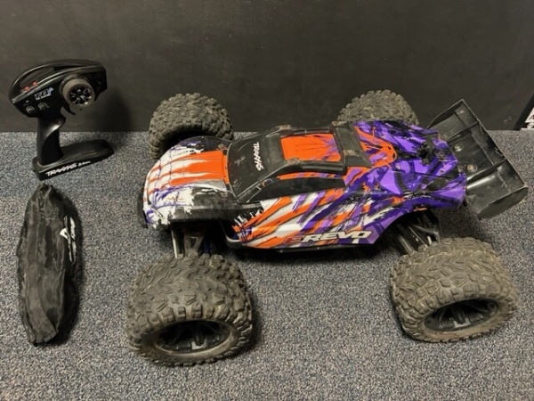 Tweedehands Traxxas E-Revo VXL Paars