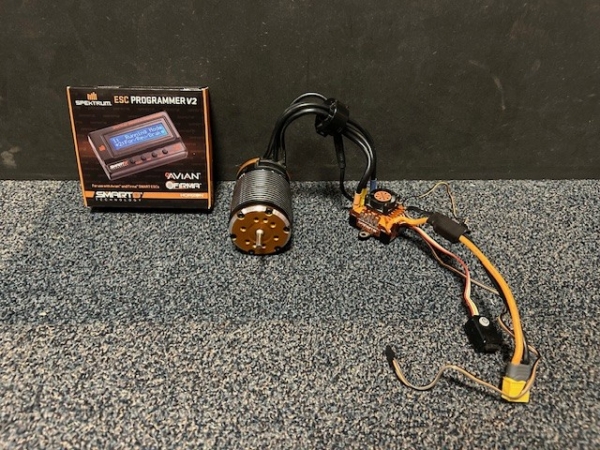 Tweedehands Firma 1200Kv 1/6 BL Sensored Crawler Motor + Firma 120A Sensored Brushless Smart Crawler ESC, 2S-4S: IC5