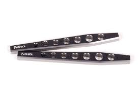 Machined Heavy Duty Aluminum Straight Link 101mm - Grey (2pcs) (AX30790)