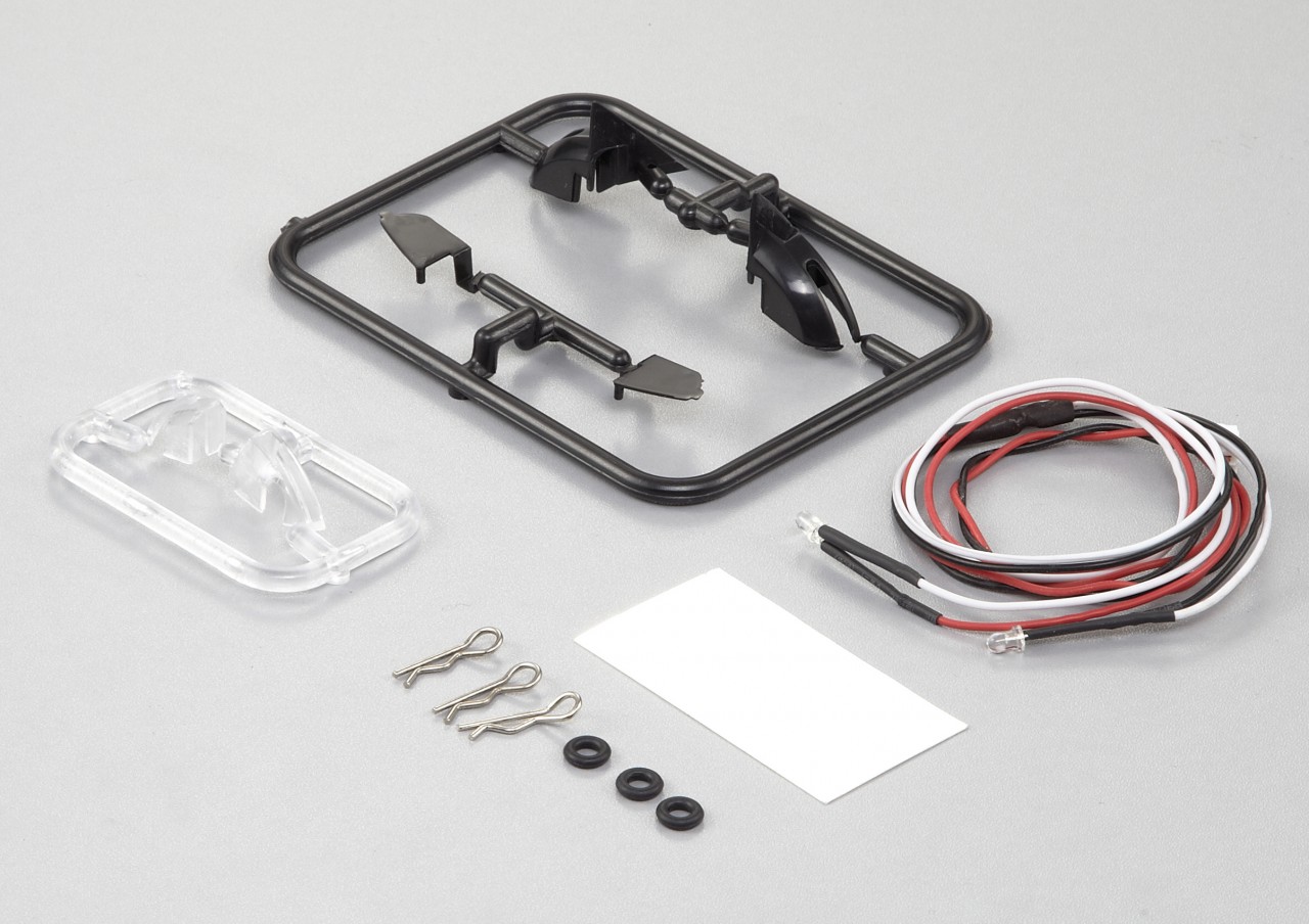 Killerbody - Achteruitkijkspiegels met LED voor 1/10