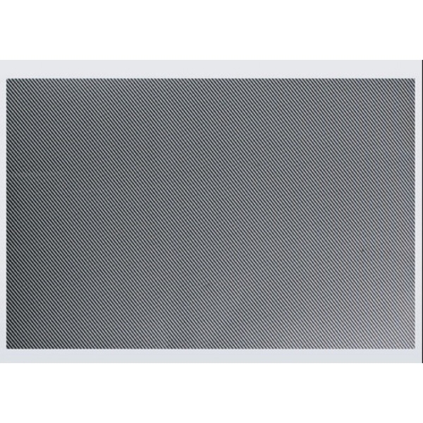 Carbon Fiber pattern (slash) stickervel 300x195mm