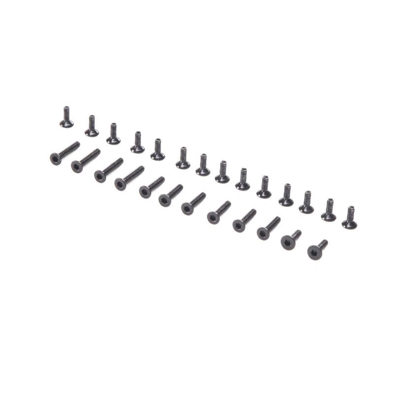 Losi Screw Set Flat Head: Mini-T 2.0 (LOS216004)