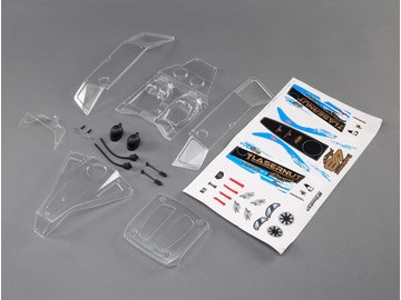 Losi - Clear Body Set: Lasernut U4 (LOS230077)