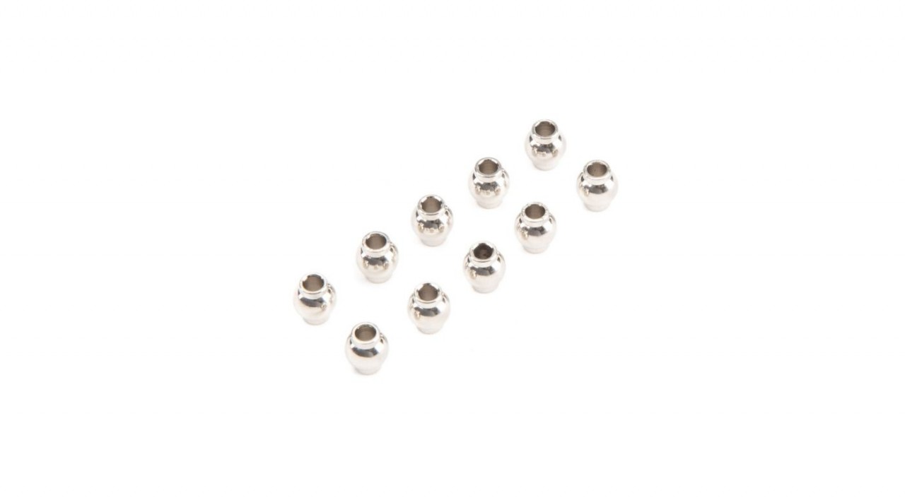 7mm Steel Pivot Ball Double Boss (10): Baja Rey (LOS234008)