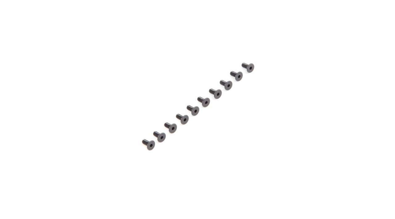 Flat Head Screws M2.5 x 5mm (10) (LOS235008)