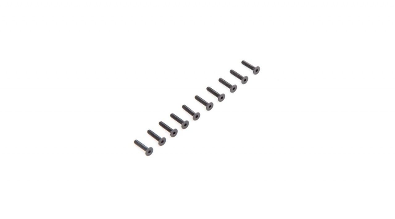 Flat Head Screws M2.5 x 12mm (10) (LOS235010)