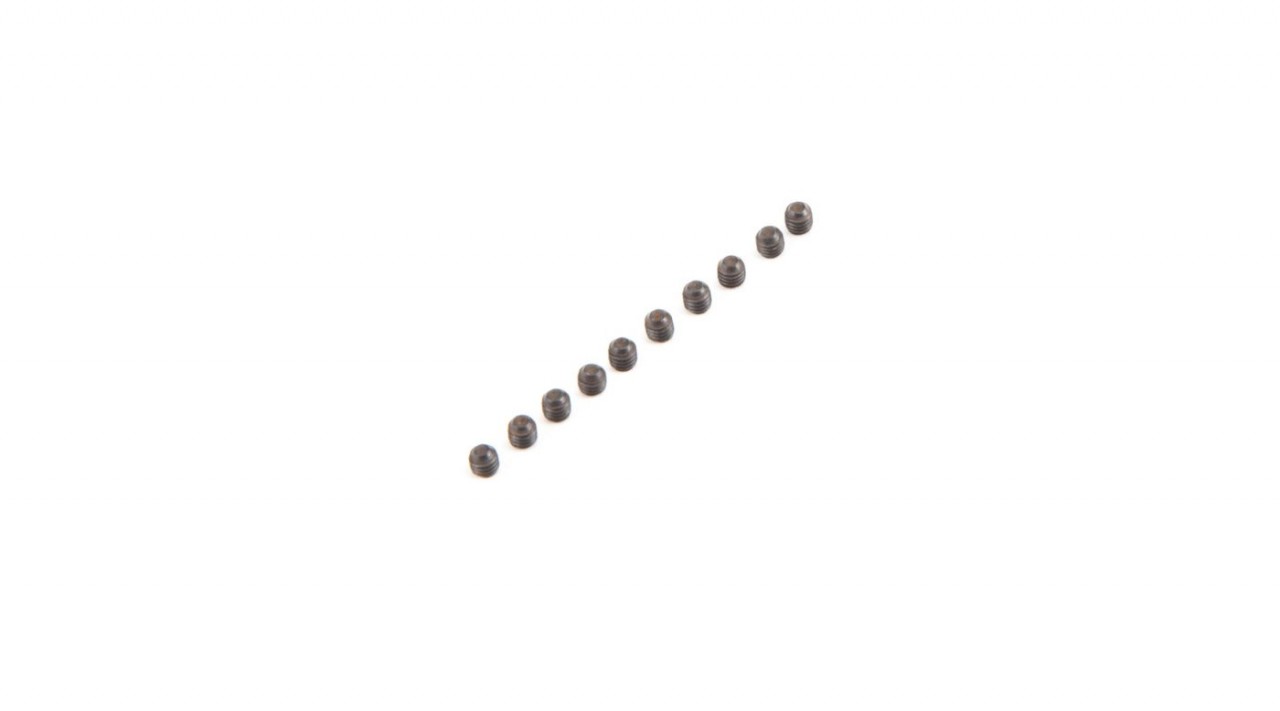 Set Screws M3 x 3mm Cup Point(10) (LOS235011)