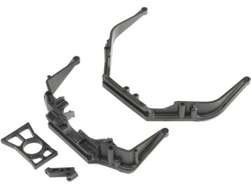 Losi - Front/Rear Chassis Brace Set and Diff Retainer Ring: LST 3XL-E (LOS241017)