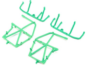Losi - Side Cage and Lower Bar Green: LMT (LOS241039)