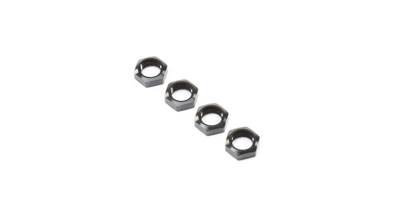 Wheel Nuts, Black (4): Super Baja Rey (LOS252078)