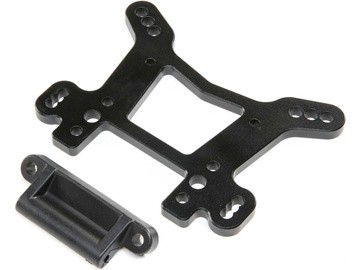 Losi - Shock Tower Front Aluminum Black: DBXL-E/DBXL 2.0 (LOS254063)