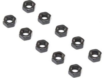 Losi - Flat Nut Steel M4 (10) (LOS255024)
