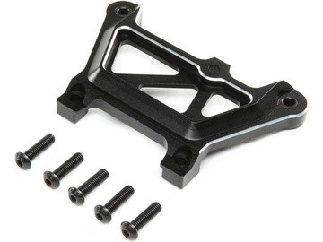 Losi - Front Top Plate Aluminum Black: DBXL-E 2.0 (LOS351018)