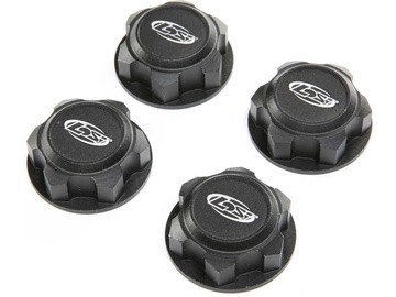Losi - Wheel Nuts Captured Black (4): DBXL-E 2.0 (LOS352009)