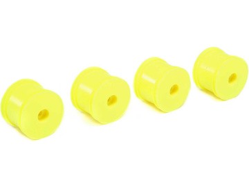 Losi - FR/RR Wheel Yellow (4): Mini-T 2.0 (LOS41011)
