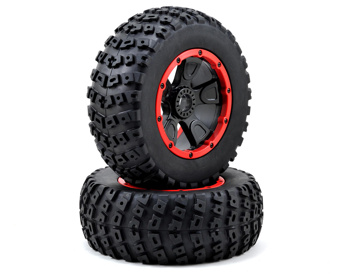 Left & Right Tire (1ea), Premounted: 1/5 DB XL (LOS45004)