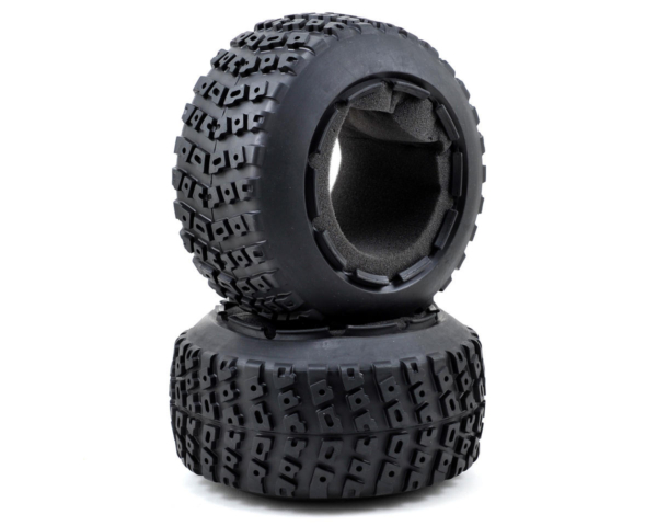 Left & Right Tire (1ea) & Foam Insert (2): 1/5 DB XL (LOS45006)