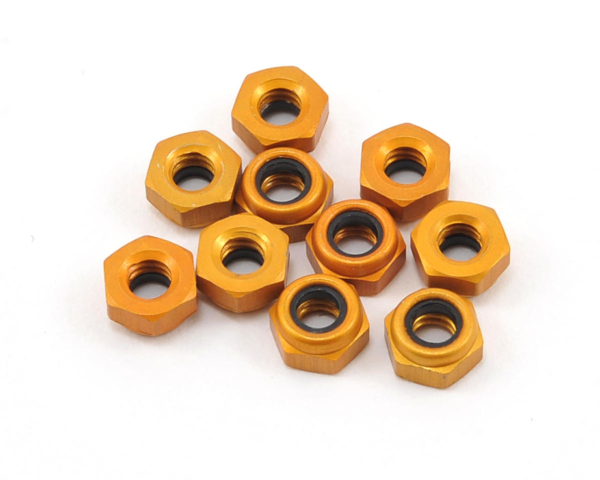 4-40 Aluminum Mini-Nuts (10) (LOSA6306)