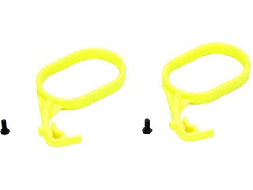 Losi - Fuel Tank Lid Pull Fluorescent Yellow: 8 2.0 (LOSB5011)