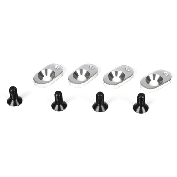 Engine Mount Inserts & Screws, 19T (4): 5T (LOSB5801)