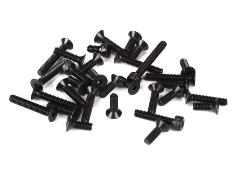 4mm FH & Cap Screw Asst. (32): 5T (LOSB6465)