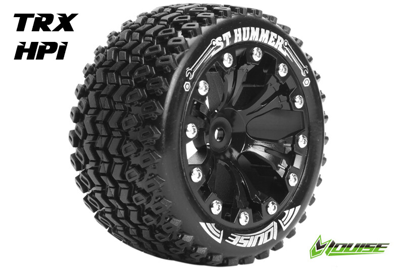 Louise ST-HUMMER Soft banden op 2.8" Velgen Zwart - 1/2" Offset - Hex 12mm