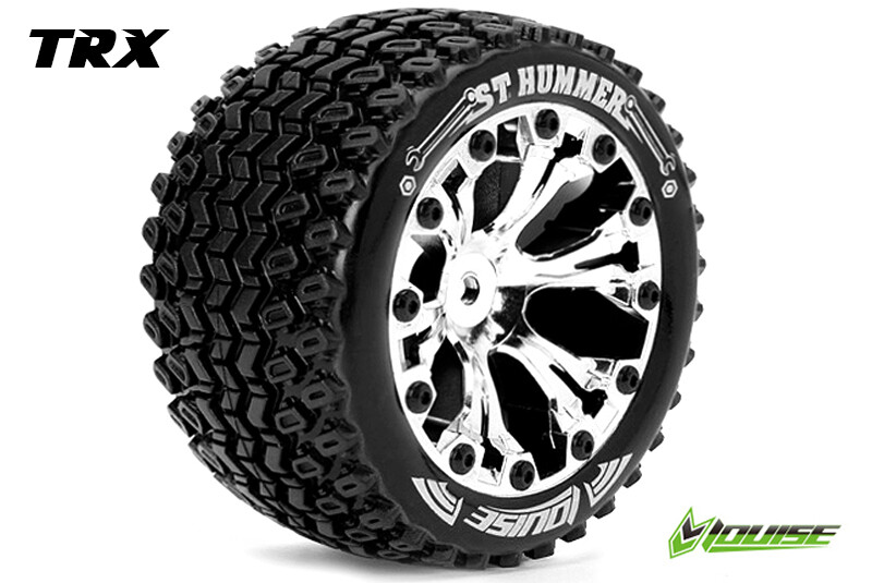 Louise ST-HUMMER Soft banden op 2.8" BB Velgen Chroom - 0" Offset