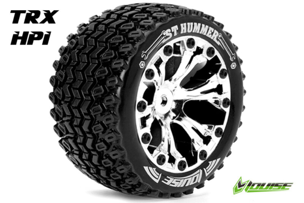 Louise ST-HUMMER Soft banden op 2.8" Velgen Chroom - 1/2" Offset - Hex 12mm