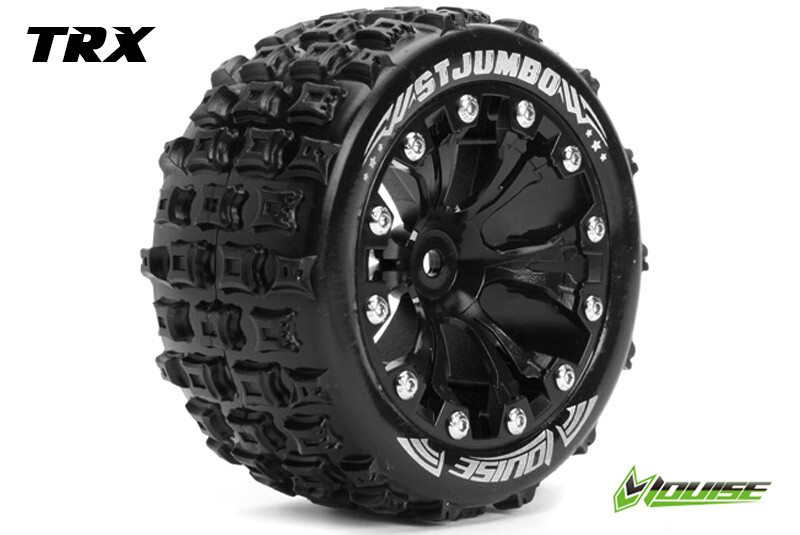 Louise ST-JUMBO Soft banden op 2.8" Velgen Zwart - 0" Offset - Hex 12mm