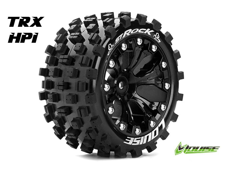 Louise ST-ROCK Soft banden op 2.8" Velgen Zwart - 1/2" Offset - Hex 12mm