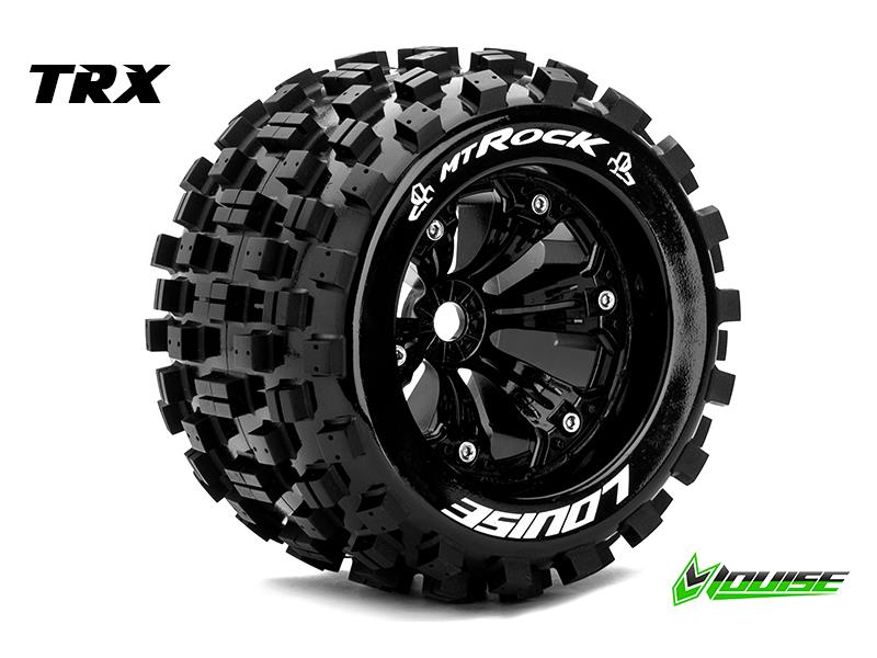 Louise MT-ROCK Medium banden op zwarte velgen voor 1/8 MT - 1/2 offset