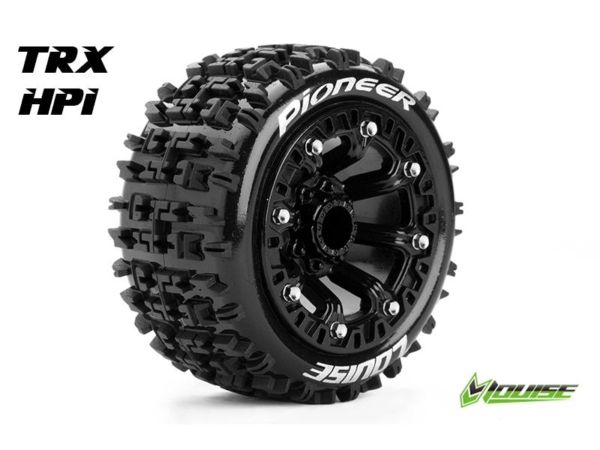 Louise ST-PIONEER Banden Set - Soft - 2.2" Velgen Zwart - Hex 12mm