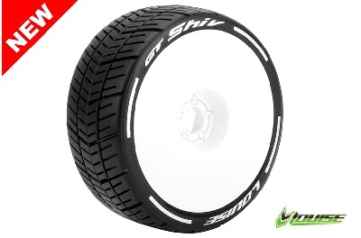 Louise GT-SHIV - MFT Soft banden op witte disc velgen voor 1/8 buggy