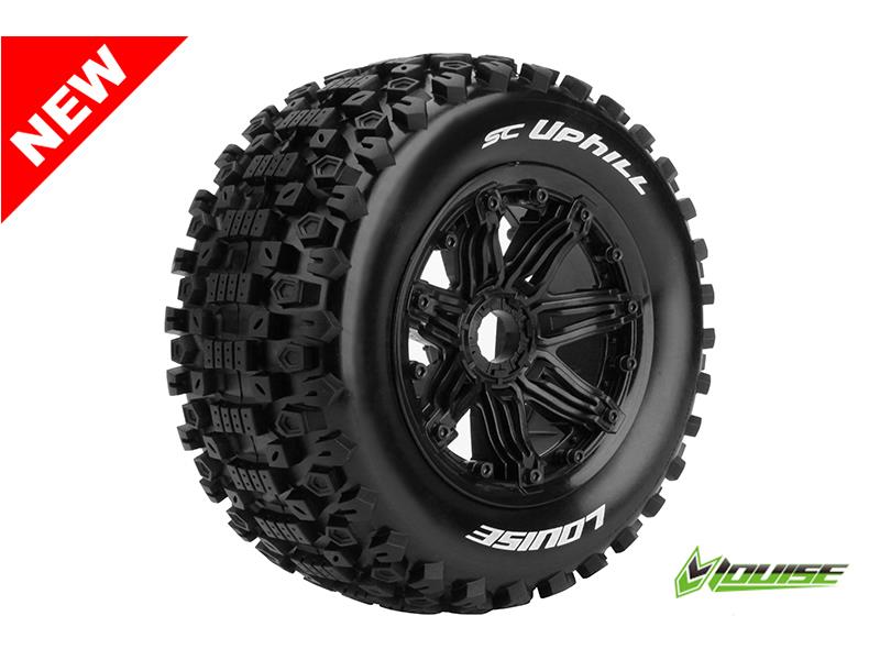 Louise SC-UPHILL Banden Set - Velgen Zwart - Hex 24mm