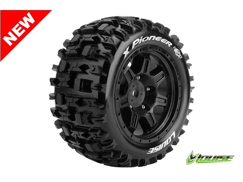 Louise X-PIONEER X-Maxx Banden Set op Zwarte Sport Velgen