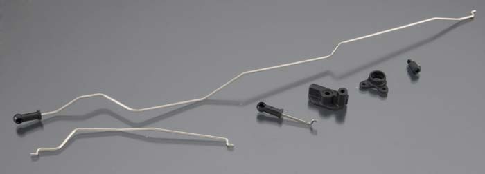 Linkage, locking differential (includes ball cup, linkage wires)/ bellcrank/ bellcrank mount/ 3x10mm ss