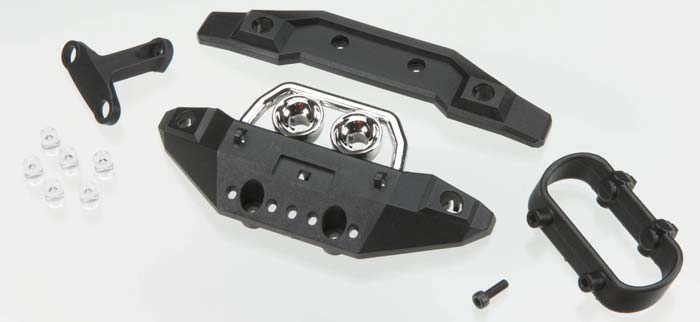 Bumper, front (1)/ rear (1)/ bumper mount, rear (1)