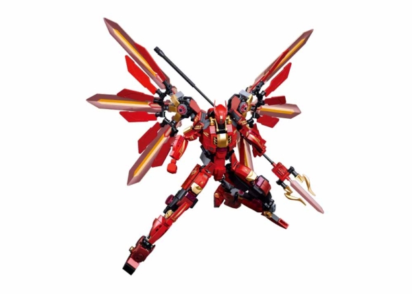 Sluban Atomic Storm bouwstenen set - P.R. Mecha rood (M38-B1552)