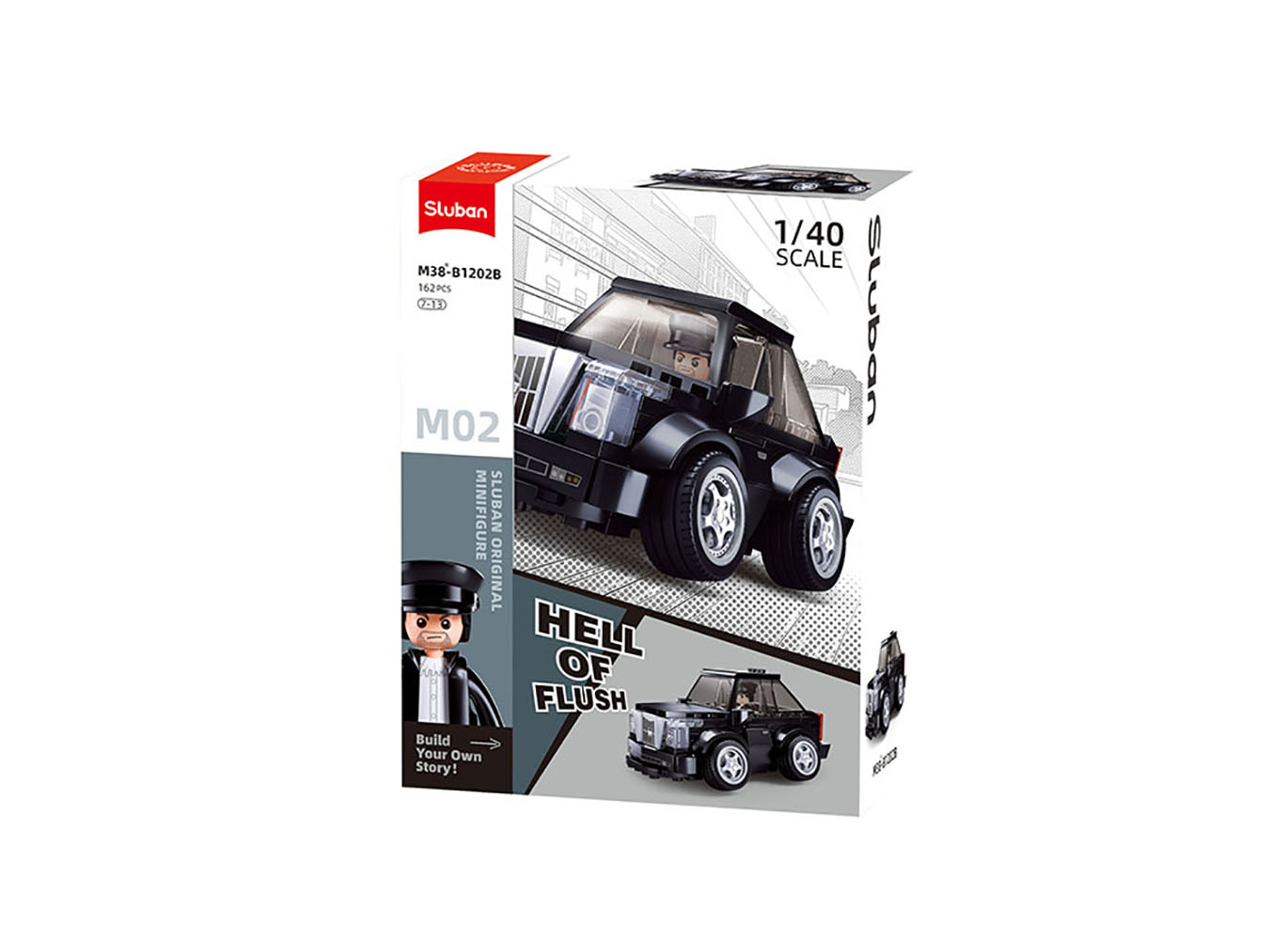 Sluban MCAR M02 carclub bouwstenen set (M38-B1202B)