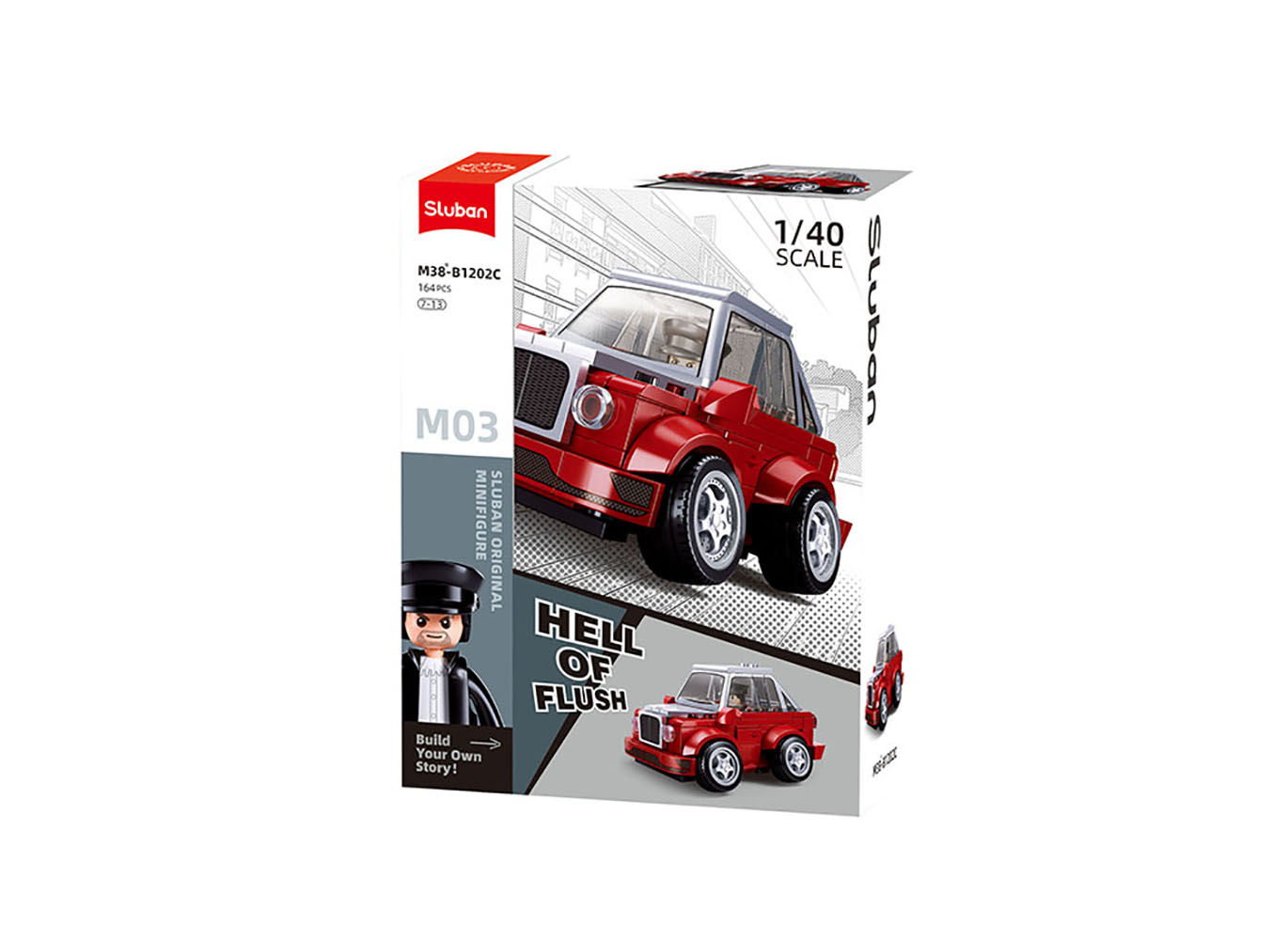 Sluban MCAR M03 carclub bouwstenen set