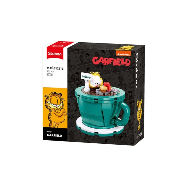 Sluban Garfield bouwstenen set - Coffee (M38-B1221B)