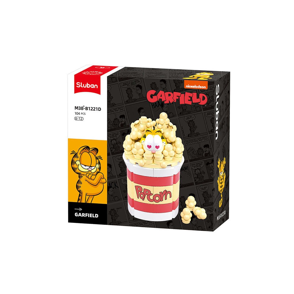 Sluban Garfield bouwstenen set - Popcorn (M38-B1221D)