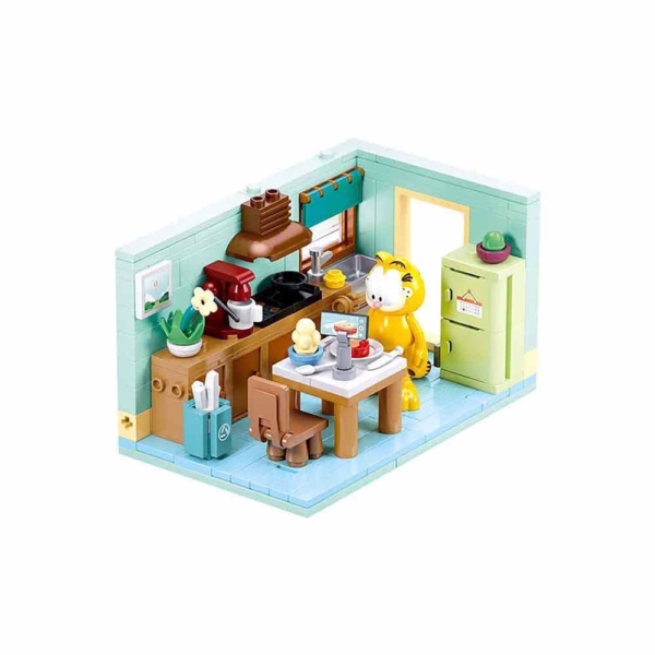 Sluban Garfield bouwstenen set - Keuken (M38-B1225)