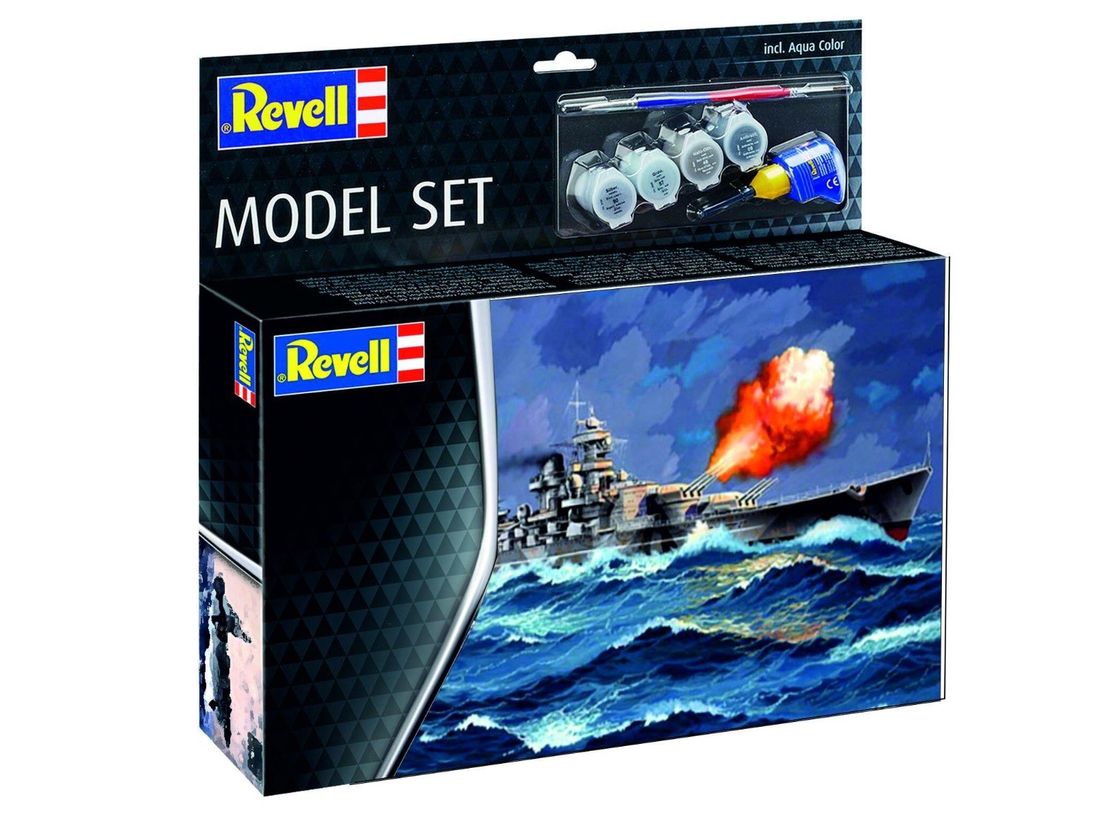 Revell 1/1200 Battleship Gneisenau Model-Set