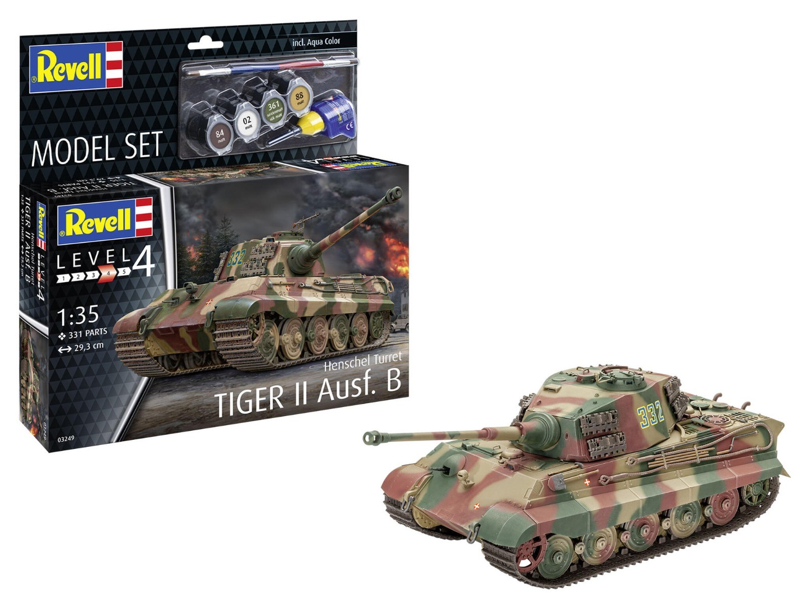 Revell 1/35 Tiger II Ausf. B Model-Set