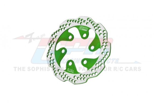 GPM - Aluminium 7075-T6 Rear Brake Disk - groen- Losi 1/4 Promoto-MX