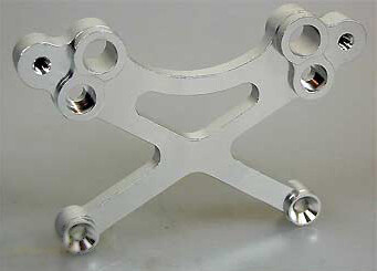 GPM - aluminium shock tower voor - Zilver