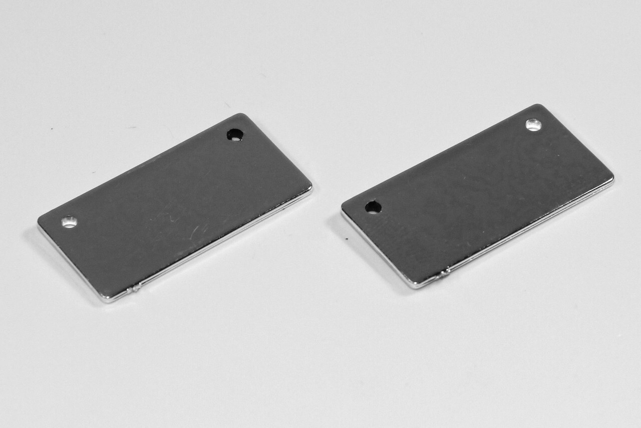 Nummerbord US voor Body - Chrome (2 stuks)